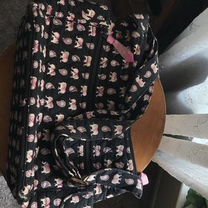 Vera Bradley Pink Elephant Purse